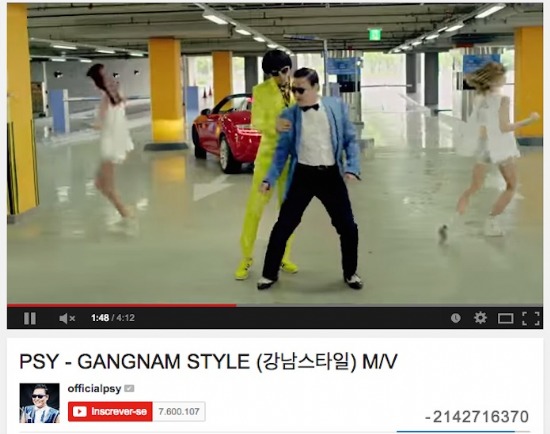 Vdeo de Gangnam Style obrigou YouTube e Google a mudar sistema